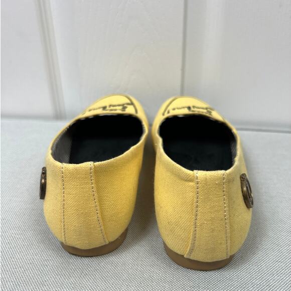 Loly in the Sky Sonia Flats Yellow 'Hello Sunshine' Flats Loafers Women's Size 6 - Picture 5 of 9